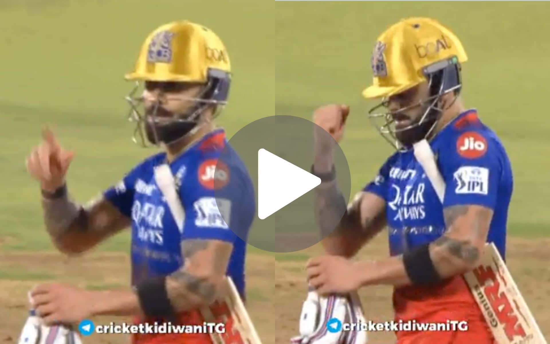 [Watch] Virat Kohli ‘Enjoys Himself’ With A Unique Dance During RCB Vs KKR IPL 2024 Match